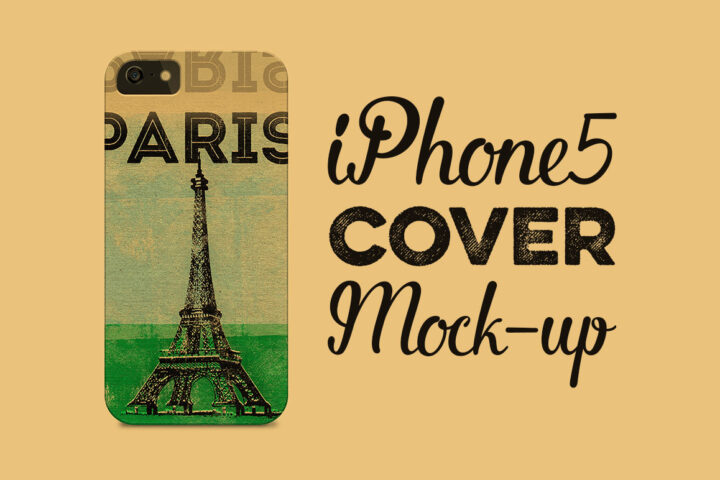 Free iPhone Cover Mock-up