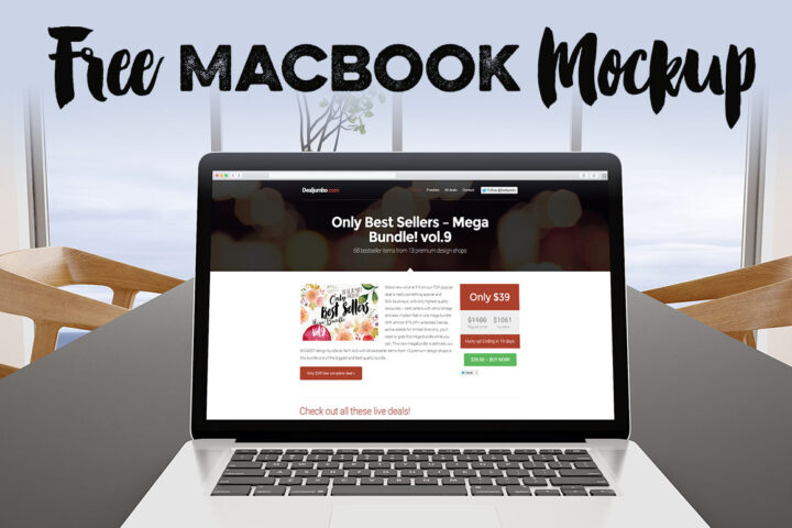 MacBook Pro Office – Free Mockup