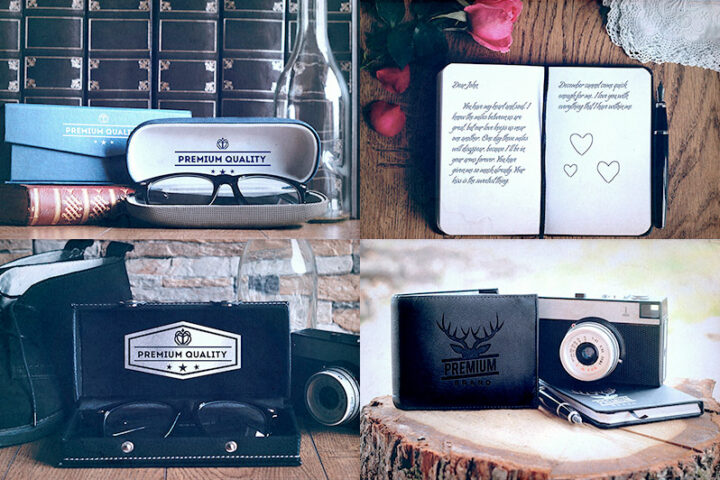 Free Vintage Style Presentation Mock-ups