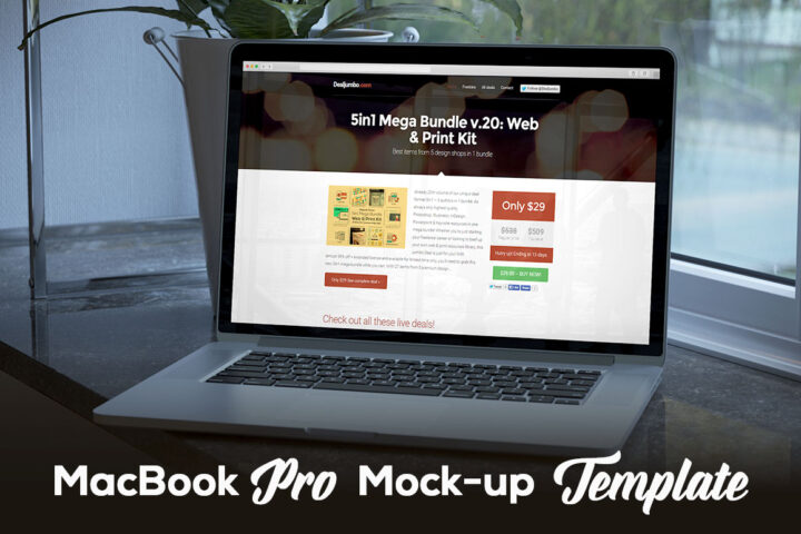 MacBook Pro – Free Mock-up