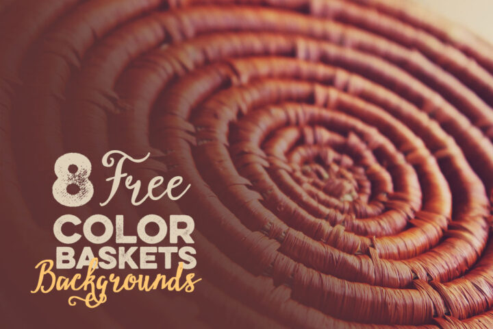 8 Free Color Baskets Backgrounds