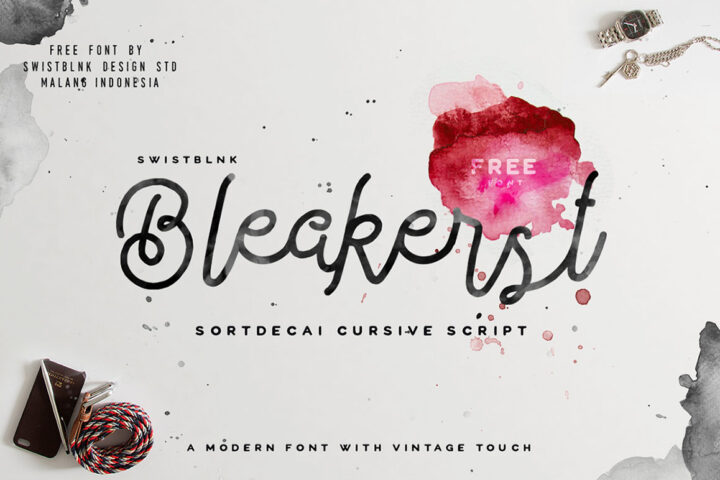 Bleakerst – Free Script Font