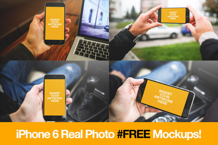 4 Free iPhone 6 Mockups