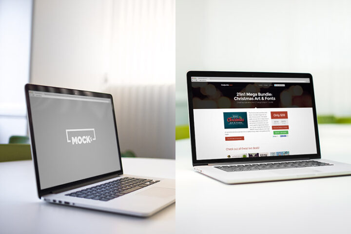 2 Free MacBook Mock-ups