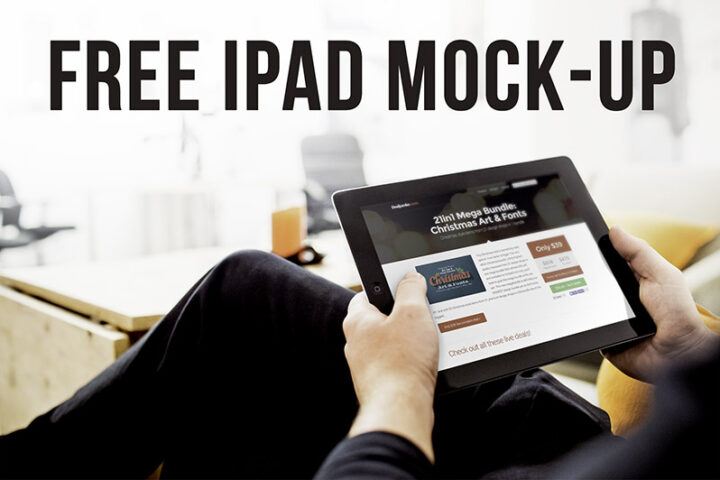 Free iPad Mock-up Template