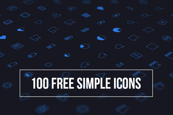 100 Free Simple Icons