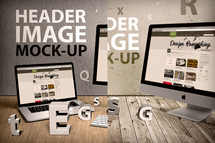 2 Free Header Image Mock-ups