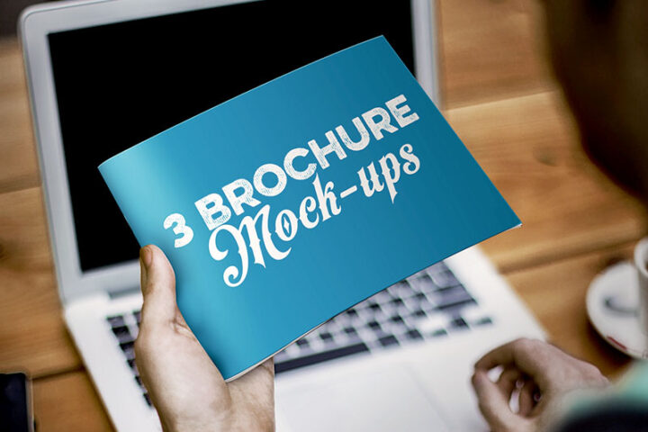 3 Free Brochure Mock-up Templates