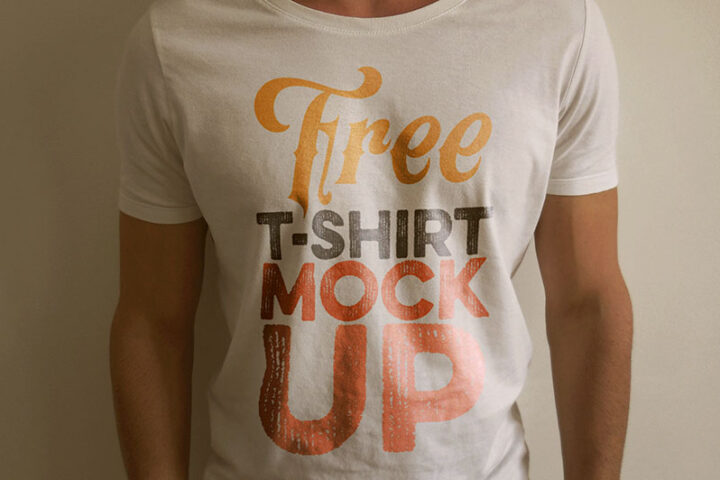 Free T-shirt Mock-up Template