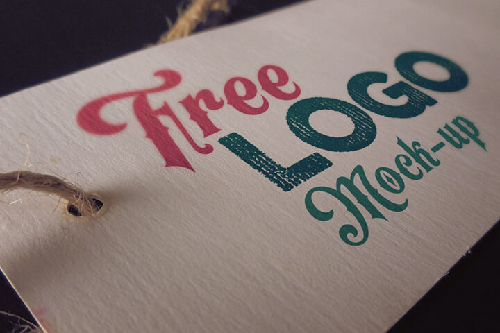 Free Logo/Text Mock-up Template