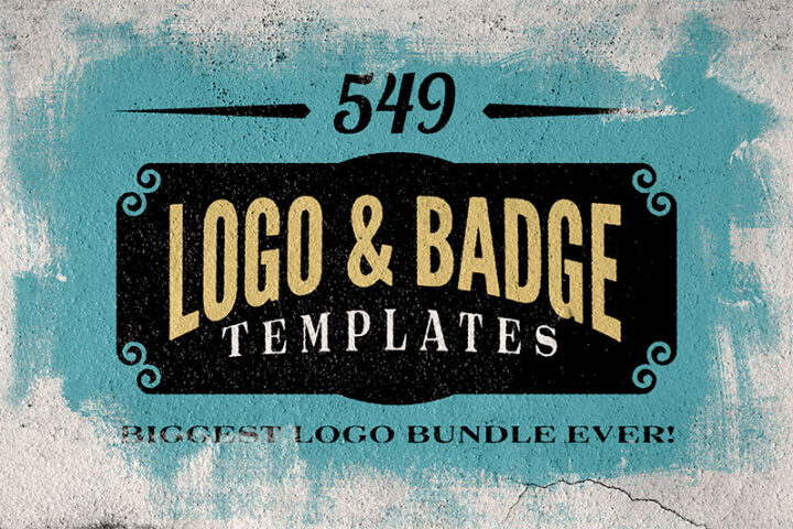 1st Year Anniversary: 5in1 Mega Bundle v.1: Logo/Badge Templates