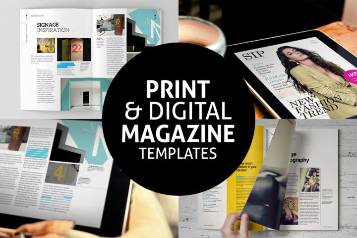Print & Digital Magazine Templates