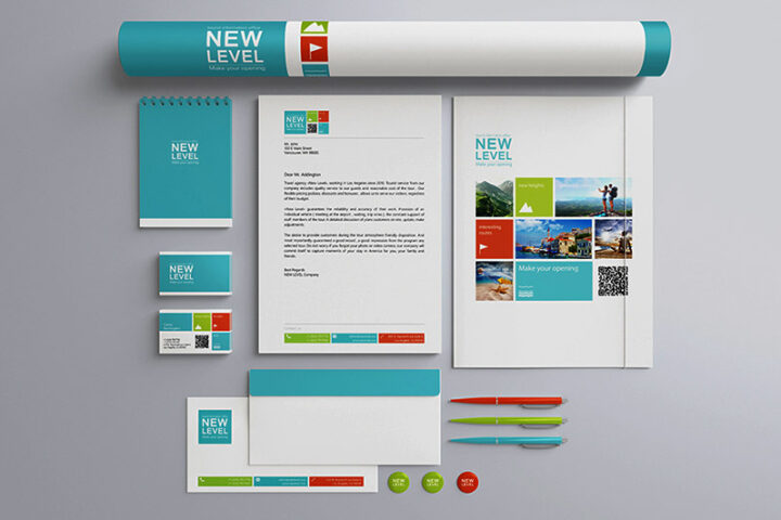 Stationery Presentation Mock-up Template