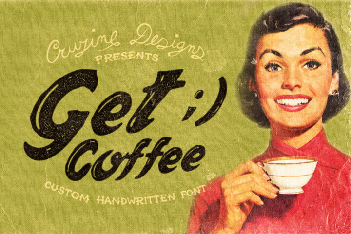 Get Coffee – Free Script Font