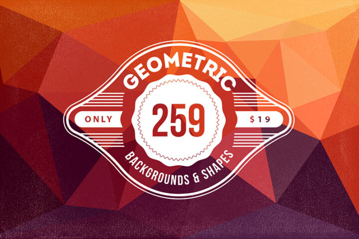 Geometric/Polygon Backgrounds & Shapes