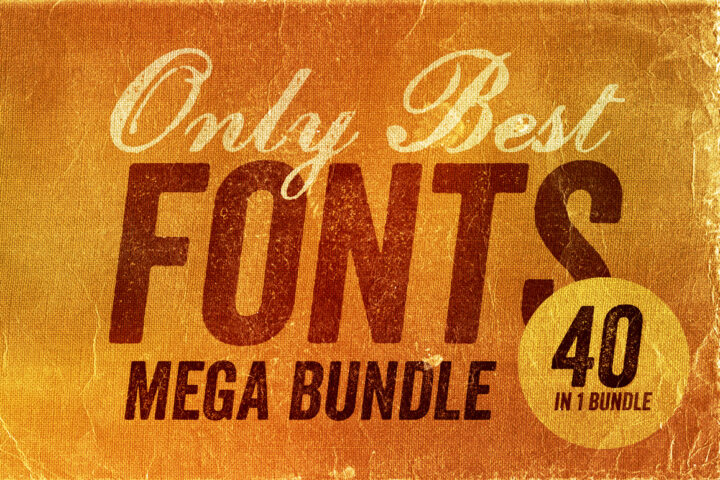 Only Best Fonts – Mega Bundle!