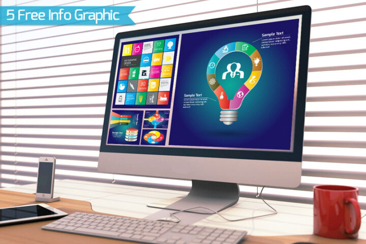 5 Free Vector Infographics