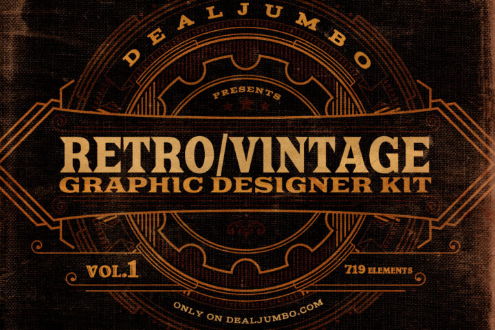 Retro/Vintage Graphic Designer Kit v.1
