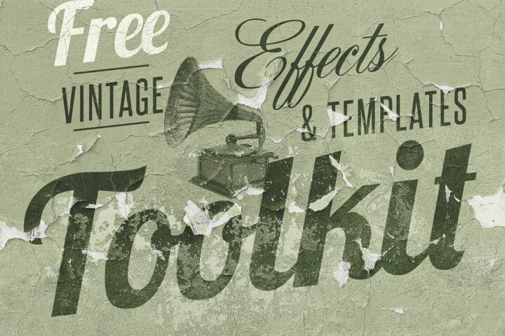 Free Vintage Effects & Templates Toolkit