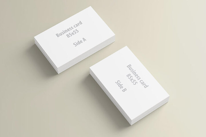 Business Card Presentation Mock-up Template