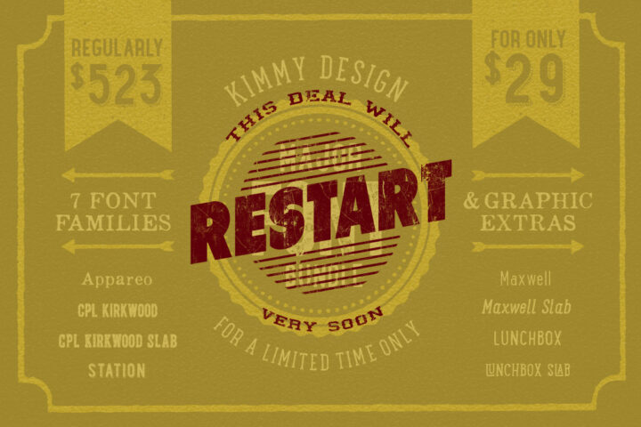 Kimmy Design – Major Font Bundle